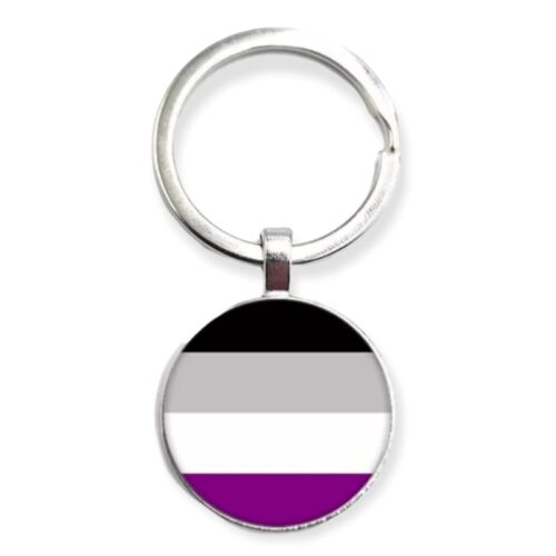 Llavero plateada 'asexual'