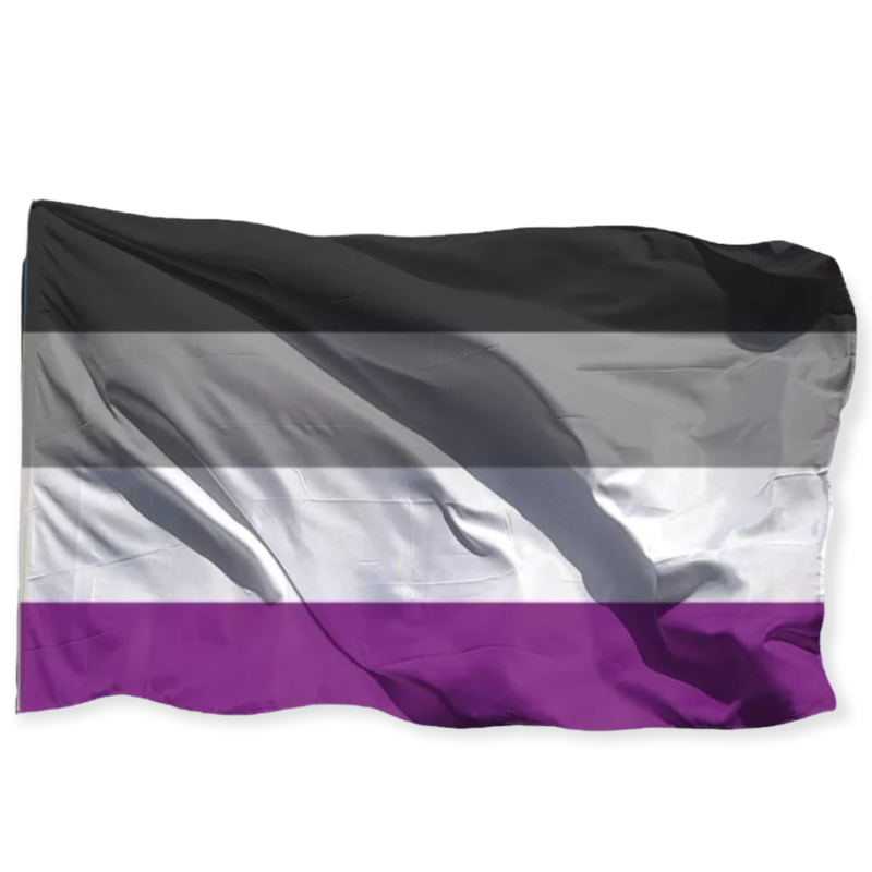 Bandera 'asexual' 90 x 150 cm
