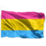 Bandera 'pansexual' 90 x 150 cm