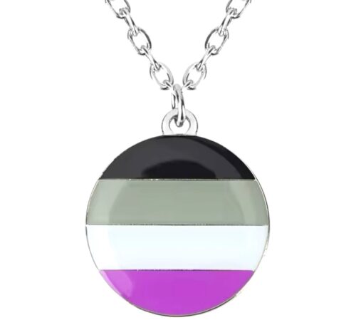 Collar plateado 'asexual'