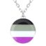 Collar plateado 'asexual'