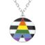 Collar plateado 'straight ally'