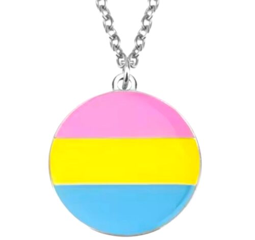 Collar plateado 'pansexual'