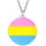 Collar plateado 'pansexual'