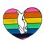 Pin corazón 'manos'