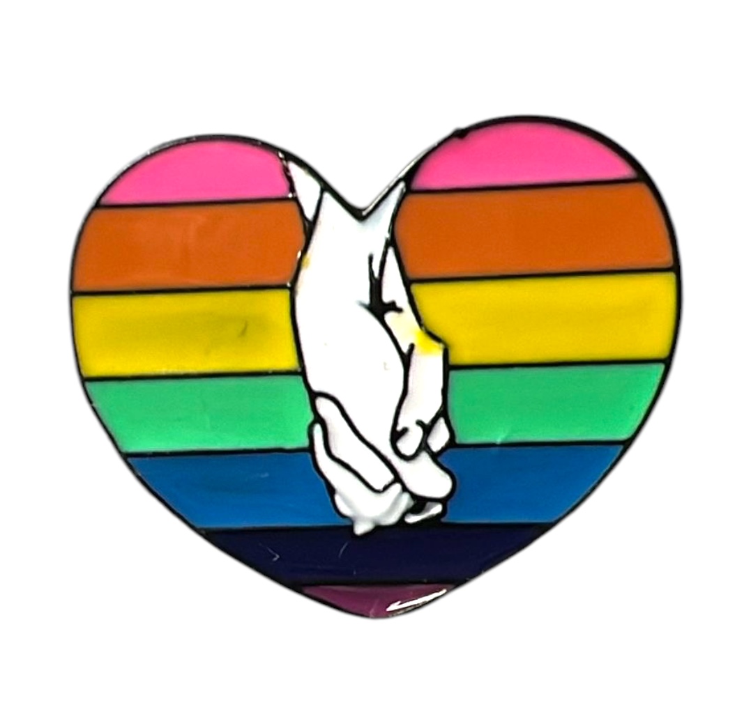 Pin corazón 'manos'