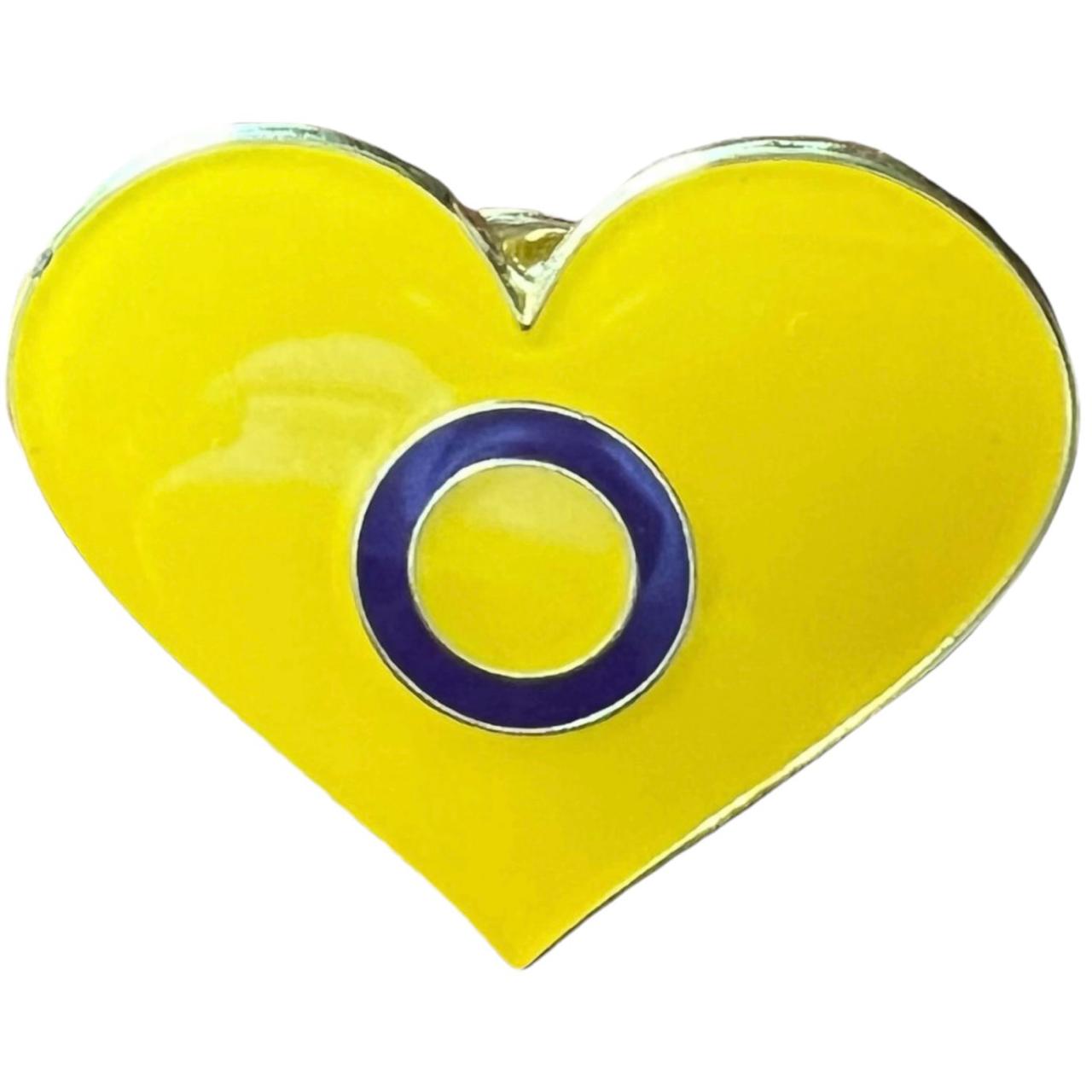 Pin corazón 'intersexual'