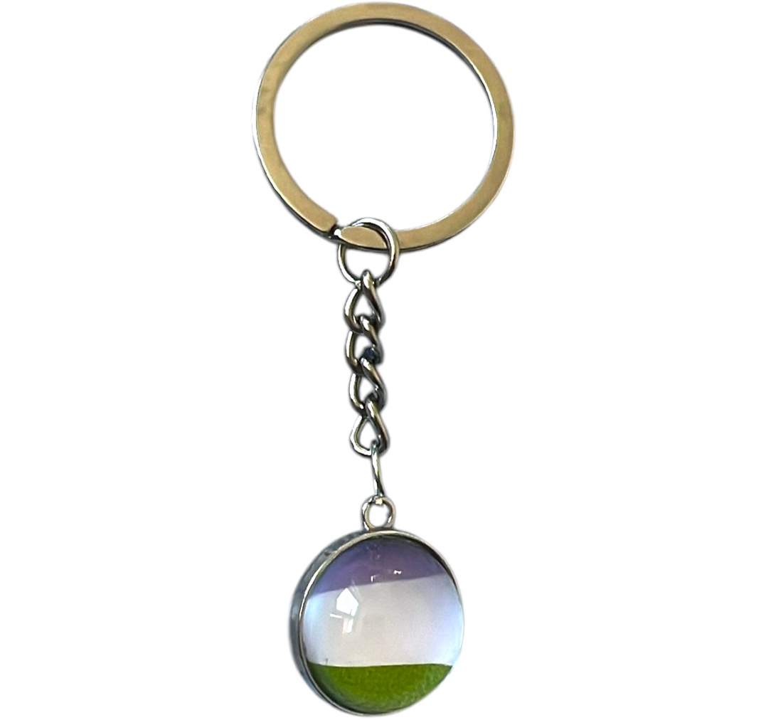 Llavero bola 'genderqueer'