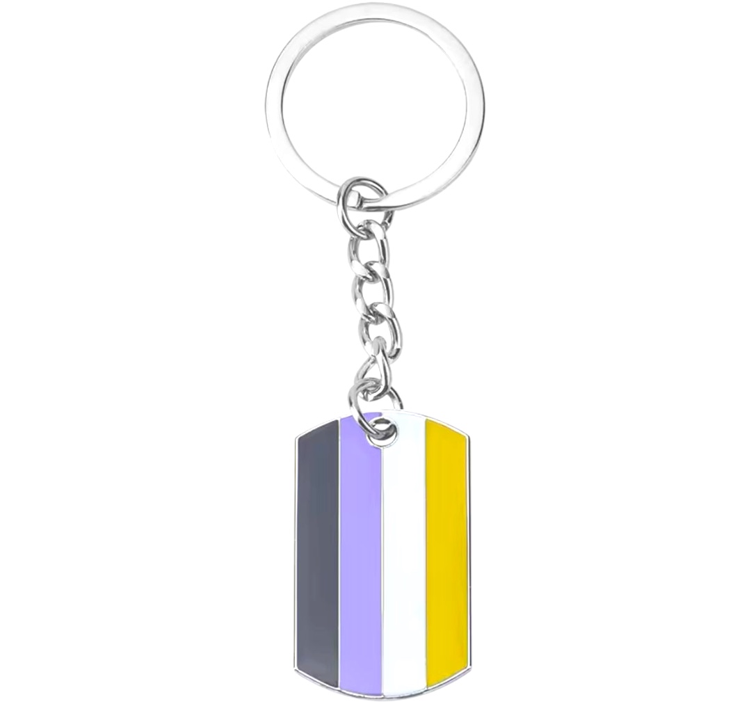 Llavero tag 'no binario'