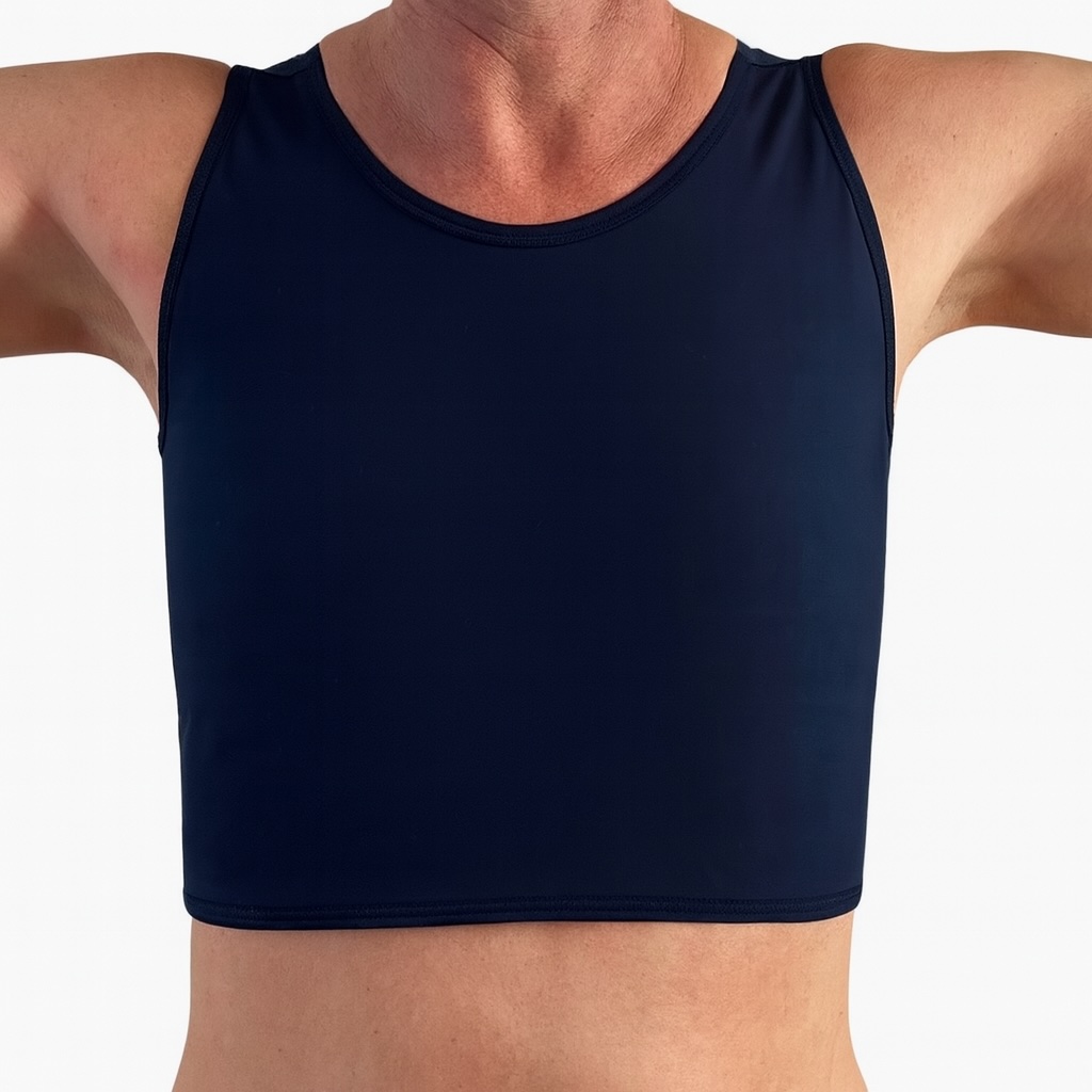 Chest compression – compresión torácica, Breast binding – compresión mamaria, Chest binding – compresión del pecho, Chest bandaging – vendaje del pecho, Breast reduction – reducción mamaria, Chest binding – compresión del pecho, Breast binding – compresión mamaria, Chest compression – compresión torácica, Breast flattening – aplanamiento del pecho, Chest bandaging – vendaje del pecho, Chest binder – binder de pecho, Trans binder – binder trans, FTM binder – binder FtM, Compression top – top de compresión, Chest binder – binder de pecho, Chest compressor – compresor de pecho, Binder trans – binder trans, Binder bra – sujetador compresor, Chest binder FTM – binder FtM, Compression top transgender binder – top compresor para personas transgénero